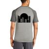 Mens Sublimated PosiCharge Tri Blend Wicking Raglan Tee Thumbnail