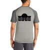 Mens Sublimated PosiCharge Tri Blend Wicking Raglan Tee Thumbnail