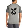 Mens Sublimated PosiCharge Tri Blend Wicking Raglan Tee Thumbnail