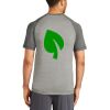 Mens Sublimated PosiCharge Tri Blend Wicking Raglan Tee Thumbnail