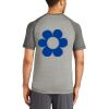 Mens Sublimated PosiCharge Tri Blend Wicking Raglan Tee Thumbnail