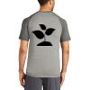 Mens Sublimated PosiCharge Tri Blend Wicking Raglan Tee Thumbnail