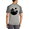 Mens Sublimated PosiCharge Tri Blend Wicking Raglan Tee Thumbnail