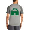 Mens Sublimated PosiCharge Tri Blend Wicking Raglan Tee Thumbnail