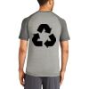Mens Sublimated PosiCharge Tri Blend Wicking Raglan Tee Thumbnail