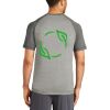 Mens Sublimated PosiCharge Tri Blend Wicking Raglan Tee Thumbnail