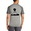 Mens Sublimated PosiCharge Tri Blend Wicking Raglan Tee Thumbnail