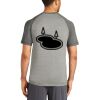 Mens Sublimated PosiCharge Tri Blend Wicking Raglan Tee Thumbnail