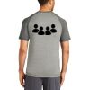 Mens Sublimated PosiCharge Tri Blend Wicking Raglan Tee Thumbnail