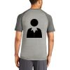 Mens Sublimated PosiCharge Tri Blend Wicking Raglan Tee Thumbnail