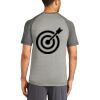 Mens Sublimated PosiCharge Tri Blend Wicking Raglan Tee Thumbnail