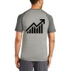 Mens Sublimated PosiCharge Tri Blend Wicking Raglan Tee Thumbnail