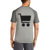 Mens Sublimated PosiCharge Tri Blend Wicking Raglan Tee Thumbnail