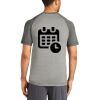 Mens Sublimated PosiCharge Tri Blend Wicking Raglan Tee Thumbnail