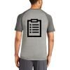 Mens Sublimated PosiCharge Tri Blend Wicking Raglan Tee Thumbnail