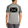 Mens Sublimated PosiCharge Tri Blend Wicking Raglan Tee Thumbnail
