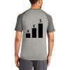 Mens Sublimated PosiCharge Tri Blend Wicking Raglan Tee Thumbnail
