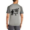 Mens Sublimated PosiCharge Tri Blend Wicking Raglan Tee Thumbnail
