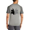 Mens Sublimated PosiCharge Tri Blend Wicking Raglan Tee Thumbnail