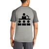 Mens Sublimated PosiCharge Tri Blend Wicking Raglan Tee Thumbnail