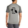 Mens Sublimated PosiCharge Tri Blend Wicking Raglan Tee Thumbnail