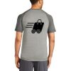 Mens Sublimated PosiCharge Tri Blend Wicking Raglan Tee Thumbnail