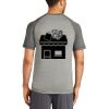 Mens Sublimated PosiCharge Tri Blend Wicking Raglan Tee Thumbnail