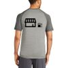 Mens Sublimated PosiCharge Tri Blend Wicking Raglan Tee Thumbnail