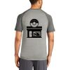Mens Sublimated PosiCharge Tri Blend Wicking Raglan Tee Thumbnail