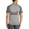 Mens Sublimated PosiCharge Tri Blend Wicking Raglan Tee Thumbnail