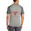 Mens Sublimated PosiCharge Tri Blend Wicking Raglan Tee Thumbnail