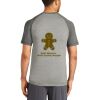 Mens Sublimated PosiCharge Tri Blend Wicking Raglan Tee Thumbnail