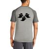 Mens Sublimated PosiCharge Tri Blend Wicking Raglan Tee Thumbnail