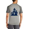 Mens Sublimated PosiCharge Tri Blend Wicking Raglan Tee Thumbnail