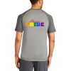 Mens Sublimated PosiCharge Tri Blend Wicking Raglan Tee Thumbnail