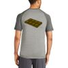 Mens Sublimated PosiCharge Tri Blend Wicking Raglan Tee Thumbnail