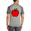 Mens Sublimated PosiCharge Tri Blend Wicking Raglan Tee Thumbnail