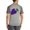 Mens Sublimated PosiCharge Tri Blend Wicking Raglan Tee Thumbnail