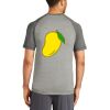 Mens Sublimated PosiCharge Tri Blend Wicking Raglan Tee Thumbnail