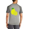 Mens Sublimated PosiCharge Tri Blend Wicking Raglan Tee Thumbnail