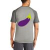 Mens Sublimated PosiCharge Tri Blend Wicking Raglan Tee Thumbnail