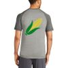 Mens Sublimated PosiCharge Tri Blend Wicking Raglan Tee Thumbnail