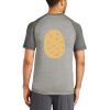 Mens Sublimated PosiCharge Tri Blend Wicking Raglan Tee Thumbnail