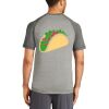 Mens Sublimated PosiCharge Tri Blend Wicking Raglan Tee Thumbnail