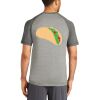Mens Sublimated PosiCharge Tri Blend Wicking Raglan Tee Thumbnail