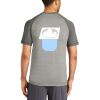 Mens Sublimated PosiCharge Tri Blend Wicking Raglan Tee Thumbnail