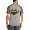 Mens Sublimated PosiCharge Tri Blend Wicking Raglan Tee Thumbnail