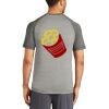 Mens Sublimated PosiCharge Tri Blend Wicking Raglan Tee Thumbnail