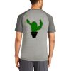 Mens Sublimated PosiCharge Tri Blend Wicking Raglan Tee Thumbnail
