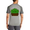 Mens Sublimated PosiCharge Tri Blend Wicking Raglan Tee Thumbnail